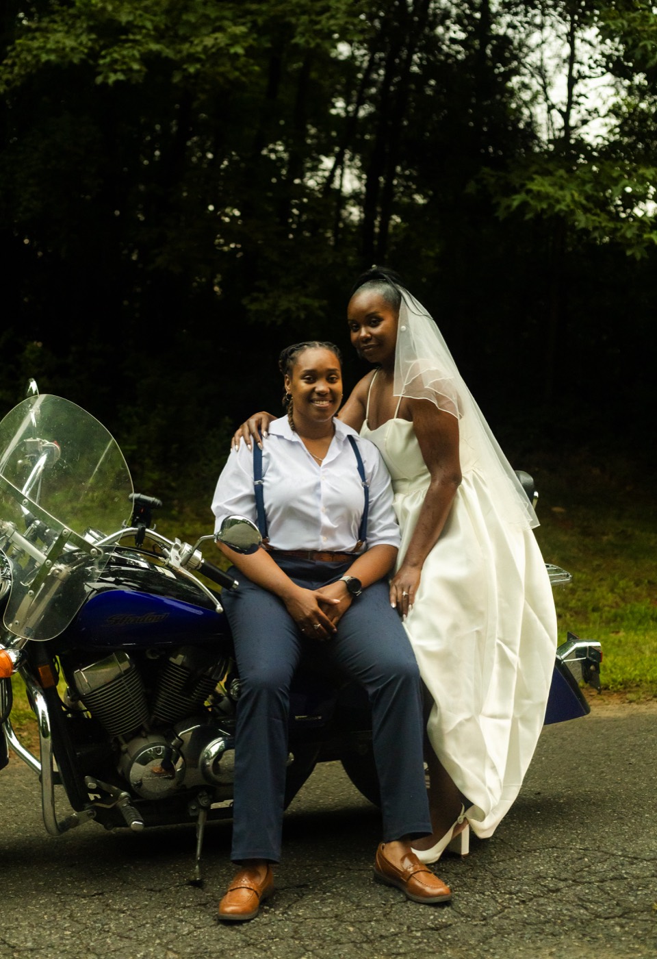 Tasha and Tiara, motorcycle love, frame 30