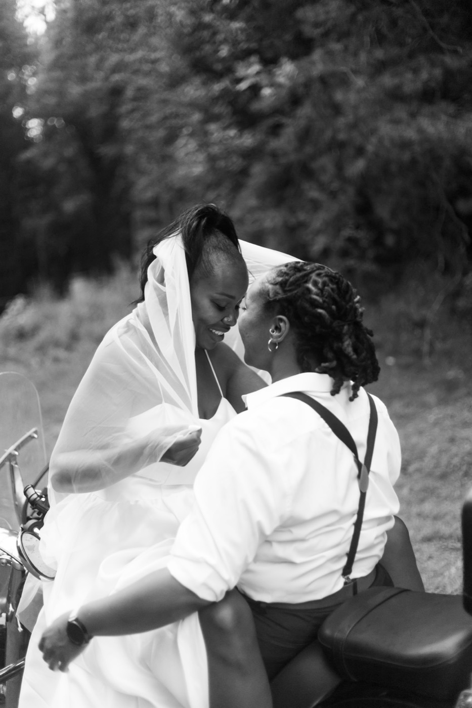 Tasha and Tiara, motorcycle love, frame 34
