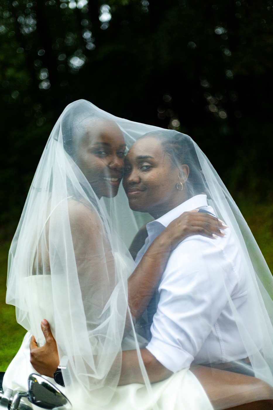 Tasha and Tiara, motorcycle love, frame 40