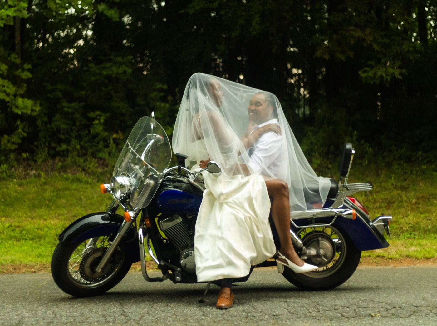 Tasha and Tiara, motorcycle love, frame 41
