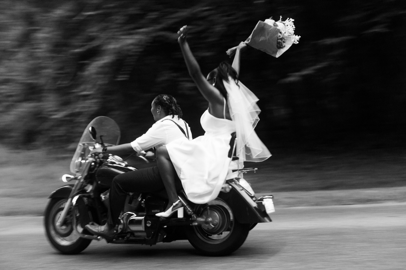 Tasha and Tiara, motorcycle love, frame 74